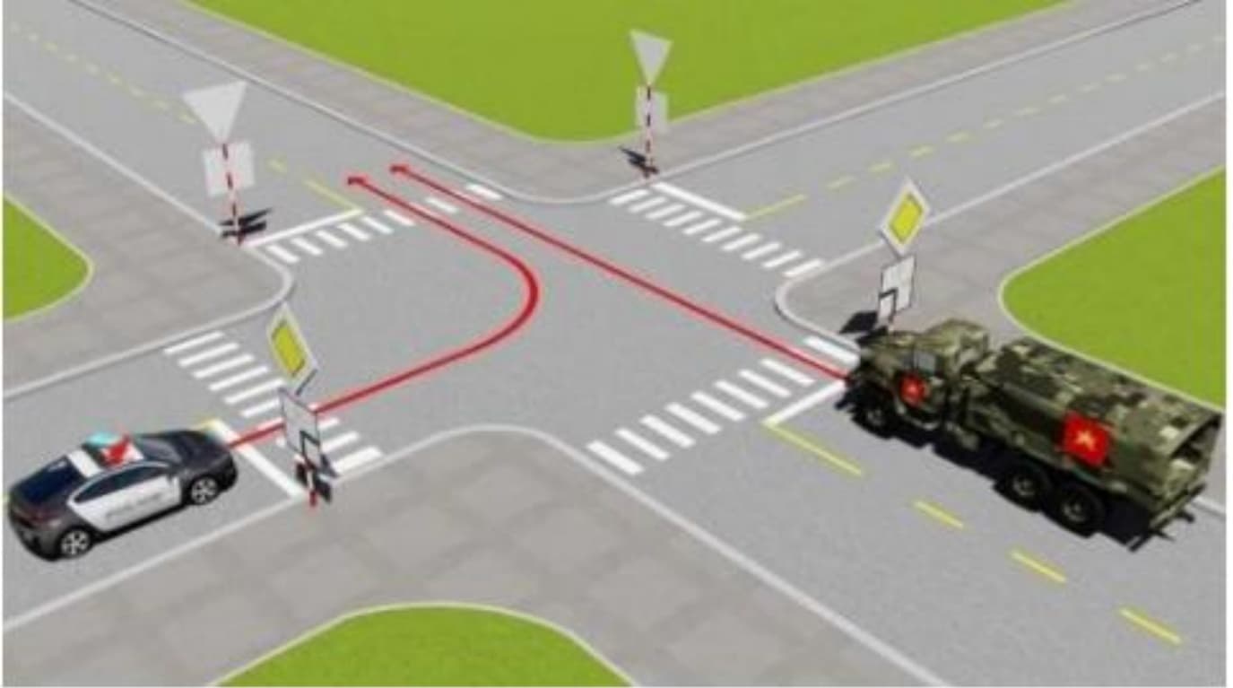 Hình minh hoạ của câu hỏi số 501 trong bộ đề lý thuyết GPLX